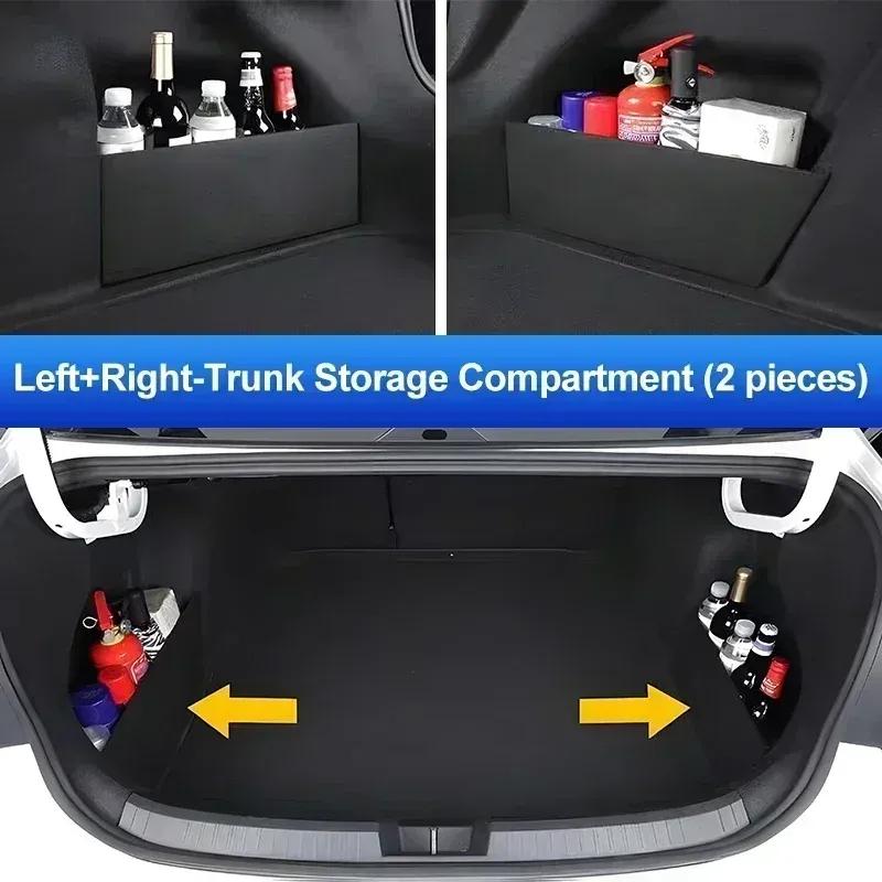 For Chevrolet Malibu XL 2016~ Car Thicken Trunk Side Partition Trunk Storage Partition Multifunction Storage Box Auto Parts
