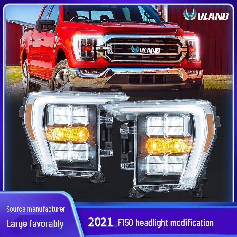 Ford F150 Raptor LED Turn Signal & Daytime Running Light Headlight Assembly