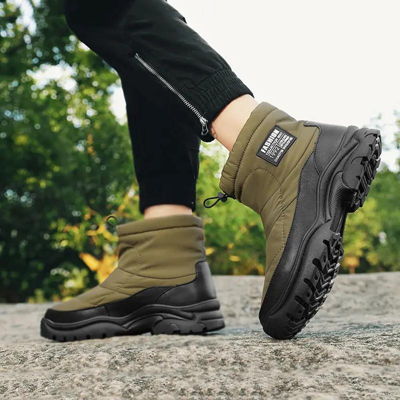 Winter Snow Boots Plus Velvet Thickened Casual Men's Shoes Keep Warm and Cold-proof Comfortable Sports Male Outdoor Footwear