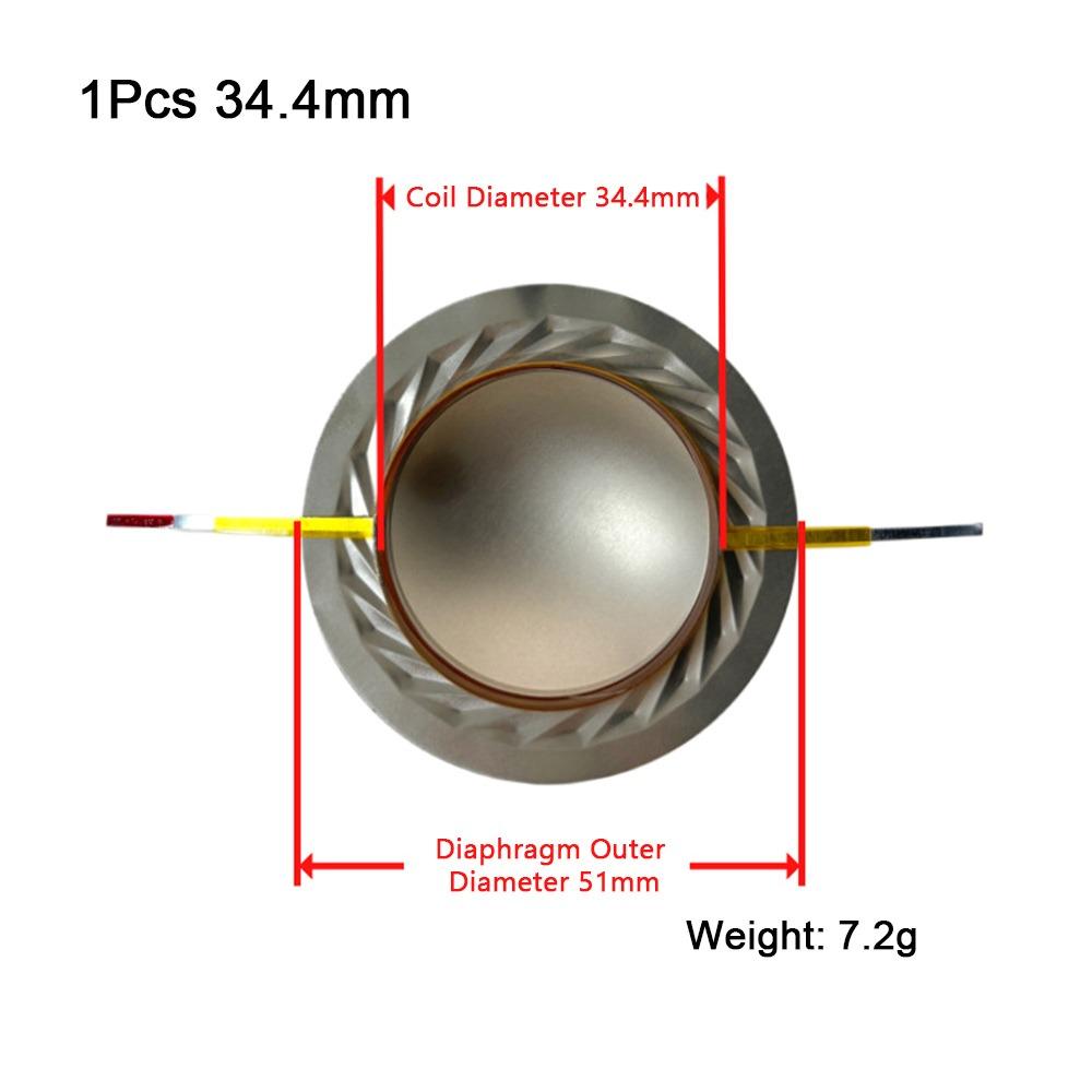 1Pcs DIY Speaker Modification Titanium Film Diaphragm  Audio Equipment Maintenance