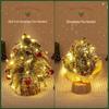 Mini Christmas Tree Ornament: Desktop Decoration & Holiday Photo Prop 2024