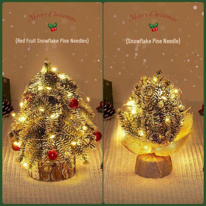 Mini Christmas Tree Ornament: Desktop Decoration & Holiday Photo Prop 2024