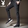 PLAYBOY Men's Straight-Leg Business Casual Pants for Autumn/Winter