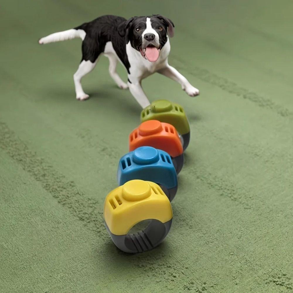 Behavioral Training Pet Training Clicker Clear Sound Easy to Use Ring Clicker Ergonomic Training Rattle Pet Supplies