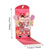 Blessing Words 3D Creative Red Envelopes Spring Festival Red Lucky Bag 3D Money Pocket HongBao Chinese New Year