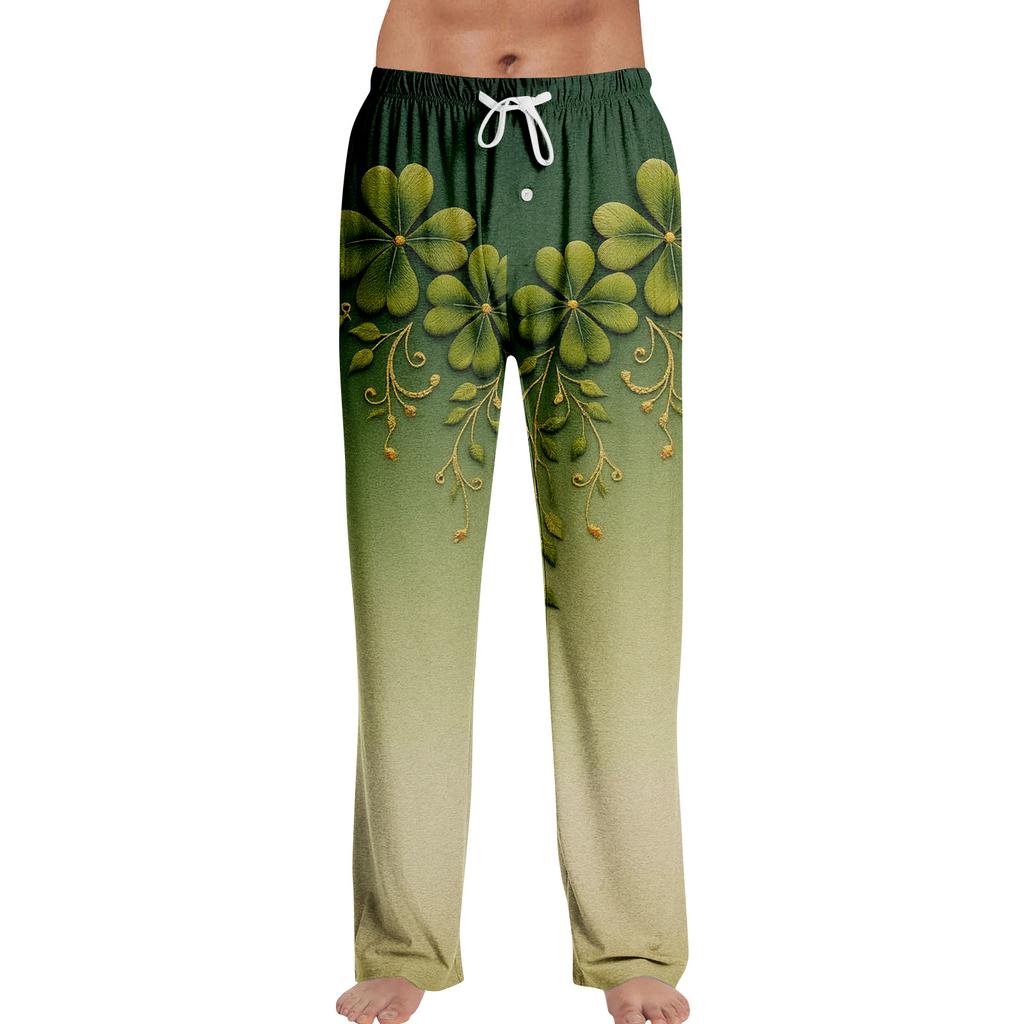 Men's St. Patrick's Day Print Home Sleep Pants