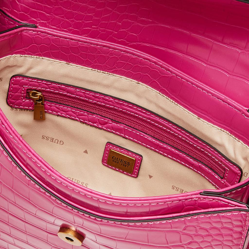 Ladies Bag RETOUR TOP HANDLE FLAP MAG [GUESS] Women's