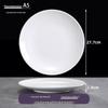 Commercial Ceramic Round Dinner Plate