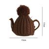 Cute Acrylic Knitted Tea Set for London Pottery, 2 Cup Size, Gift (Brown - One Piece)