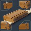 MultiAngle Fret End Beveling File Edge Chamfering, Block, for Workshop Natural Wood