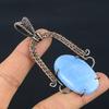 Owyhee Opal Pendant, 999 Copper Wire Wrapped Jewelry, Gemstone Pendant, Gift For Her Handmade Dainty Jewelry