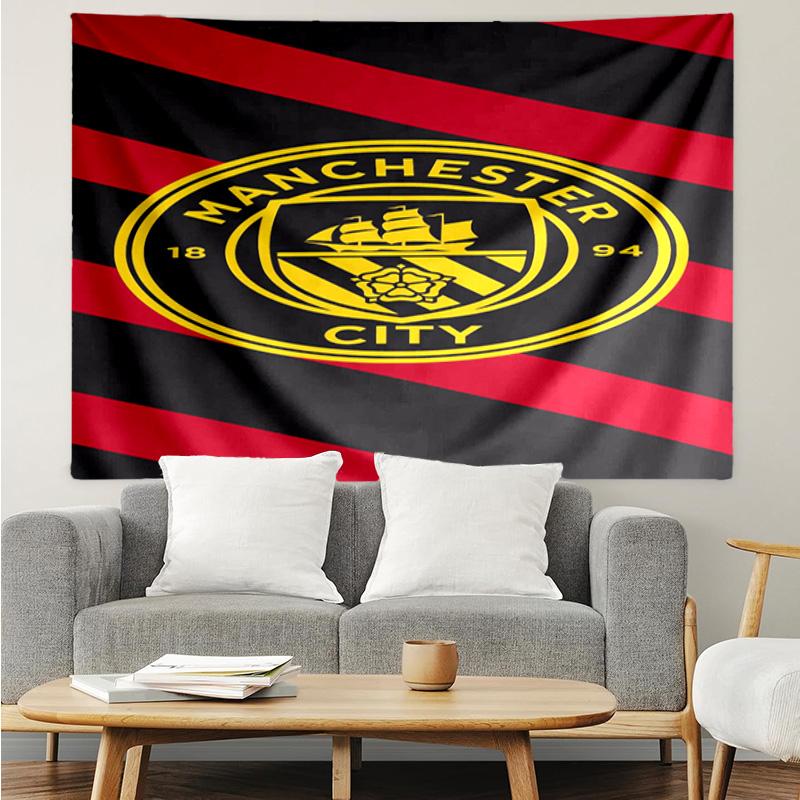 City Football Club Printed Printed Tapestry, for Bedroom,Livingroom, dormitory, Large Wall Decor, Fabric Decor Fan Birthday Gifts