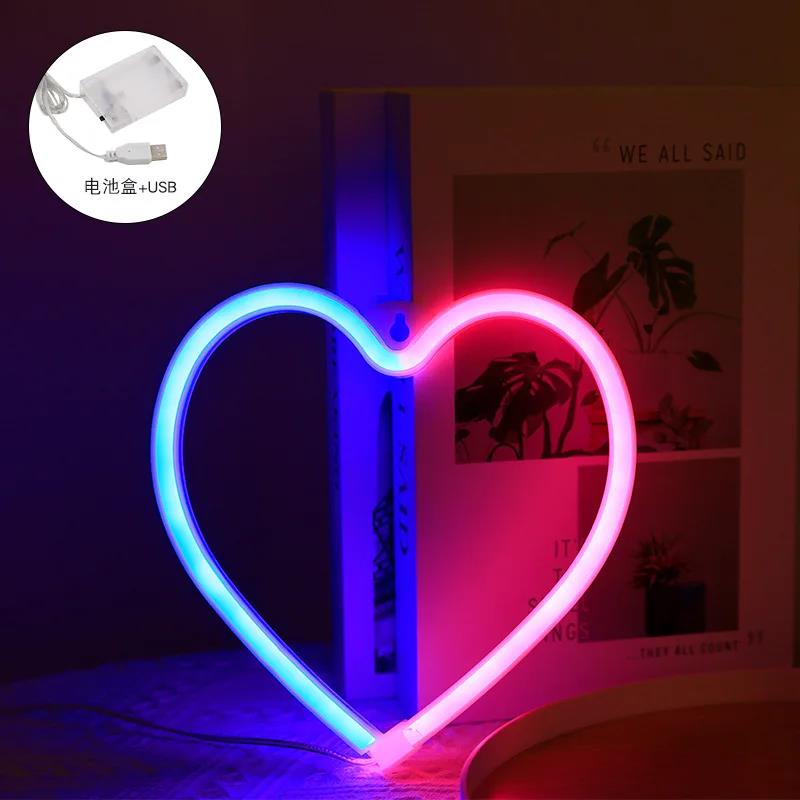 Neon Led Lights Sign Cherry Banana Neon Light Love Cloud Rose Neon Signs for Room Home Decor Xmas Birthday Gift