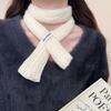 Women's Long Solid Color Fluffy Knit Scarf - Autumn/Winter Fashion Accessory for Neck Protection