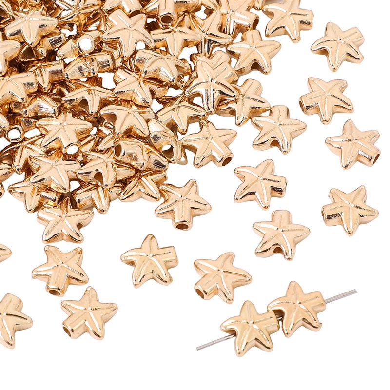 Fishtail Star Butterfly Blumen-Abstandshalterperlen - Schmuckzubehör für DIY Halsketten, Armbänder und Ohrringe