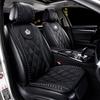 Fashion Crown Universal Car Seat Cover For Man Women Top Quality Rivet Leather Auto Seat Cushion Pad Protector Auto Accessories