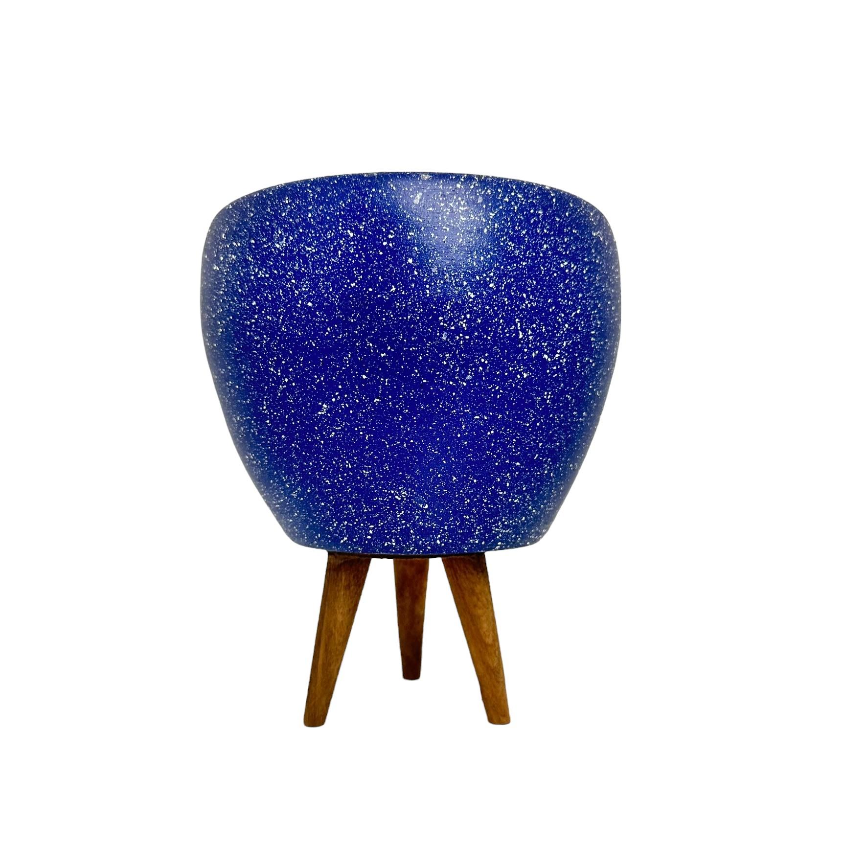 

Дизайн рослин Прикраса дому Темно-синій гранітний ґрунтовий горщик Квітковий горщик Кашпо для вітальні Квітковий тримач 3 ніжки - 15 СМ 15 темно-синього кольору