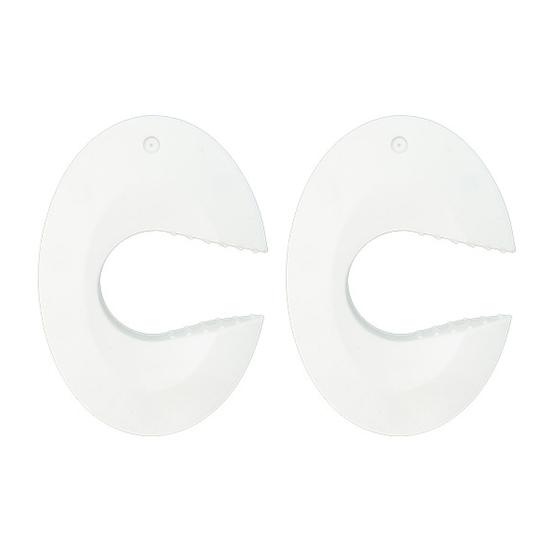 2/4Pcs Children Safety Door Block C-Shaped Design Anti-Slip Strips Multi-Functional Door Stop Easy