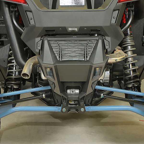 2-Piece Carbon Fiber Rear Tail Trim for 21-22 Polaris RZR PRO XP Utility