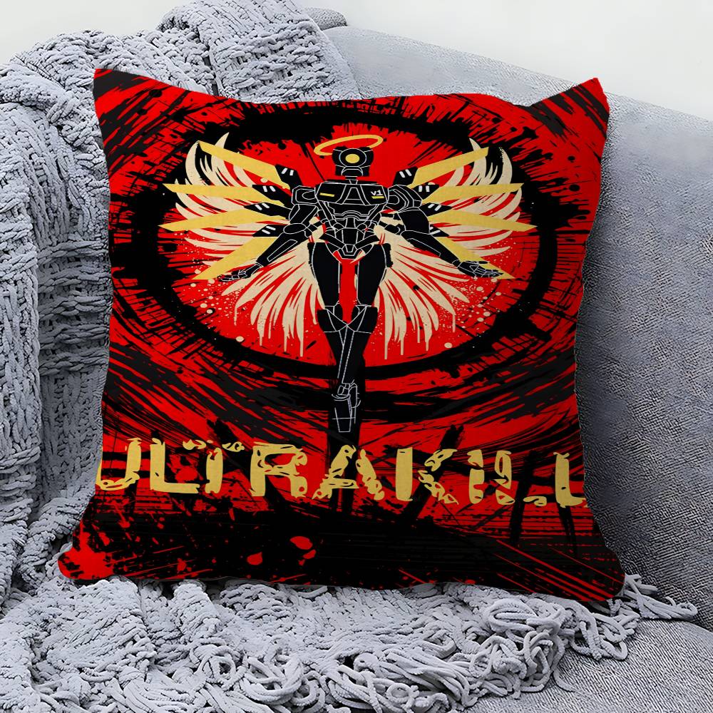 Poduszka do gry ULTRAKILL Poduszka Anime Poszewka na poduszkę na sofę/łóżko Poszewka na poduszkę x cm Moda