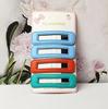 Square Leather Hairpin for Girls - Trendy Student Fashion Clip for Side Bangs and Back of Head