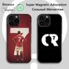 Fußball C-CR7 R-RonaldoS-S Handyhülle Für iPhone 16e,16,15,14,13,12,11,Plus,Pro,Max,Mini Magsafe Magnetisches Kabelloses Laden