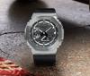 CASIO G-SHOCK Metal Covered GM-2100-1A Silver Octagon (parallel import)
