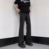 Summer Thin Ice Silk Drape Casual Pants Boys American Loose Straight Pants Slightly Pull Cleanfit Quick Drying Tide