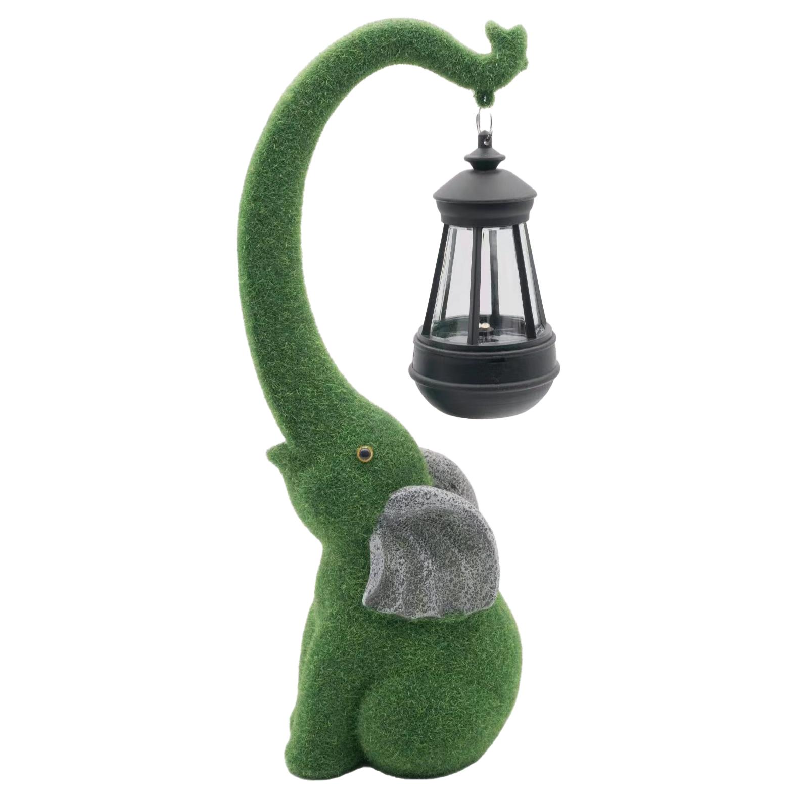 

Причудливая статуя солнечного слона, скульптура слона для улицы со светодиодной подсветкой, домашний декор для сада, уникальные подарки на новоселье