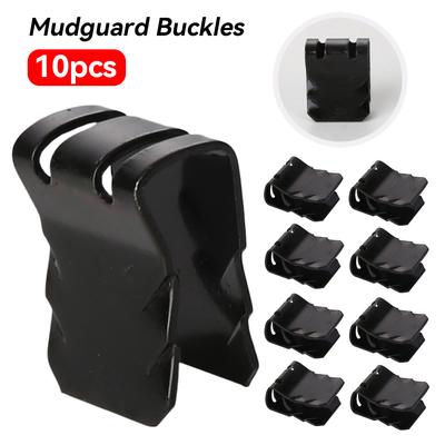 10 piezas de cubierta de parachoques de guardabarros delantero de coche, clip en forma de U para hebilla de protección del motor, sujetador de guardabarros para automóviles, motocicletas y camiones