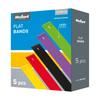 Set di 5 Elastici per Allenamento Esercizio Riabilitazione Fascia Fitness 2M Rebel