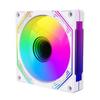 Advanced Cooling 120mm PWM PC Fan with ARGB Lighting, Infinitys Mirror for Desktops and Workstations