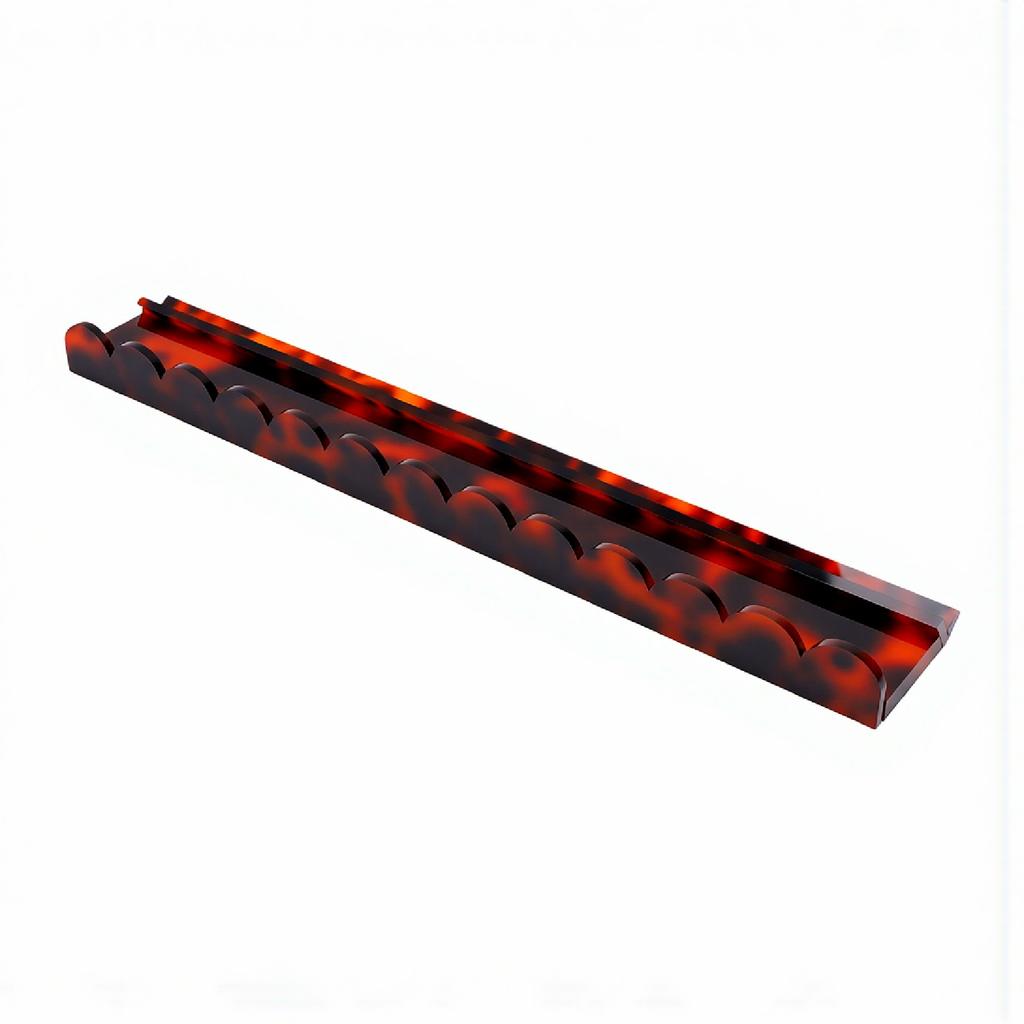 17.5 Inch Mahjong Rack and Pusher Acrylic Mahjong Tile Holder for Home Game Nights Magnetically Attached Wavy