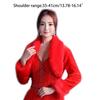 Wedding Bridal Bolero Jacket Thicken Warm Plush Womens Lapel Collar Evening Party Shawl Wraps Coat