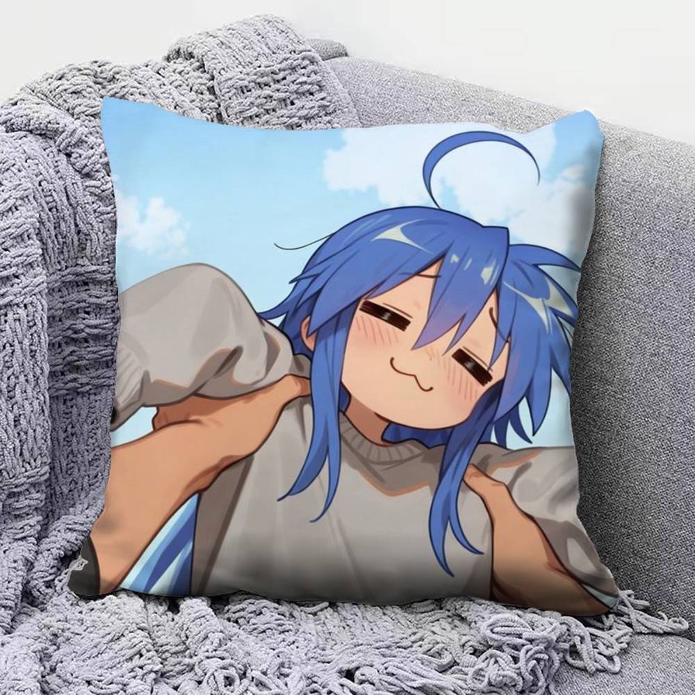 Izumi Konata Lucky Star Anime Girl Home Sofa Cushion Covers and Aecorative Custom Pillow Covers