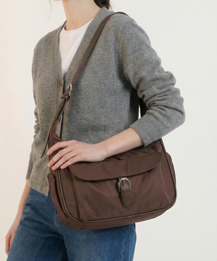 Leneoro Senlua Belt Shoulder Bag (3 Colors)