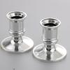 Decoration Candle Holder Centerpiece Tea Light 4pcs Taper Standard Candlestick Silver Table Top Home Practical