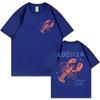 Lobster Lover Club Tshirt Funny Summer Beach Short Sleeve T Shirt Mens Womens Fashion Casual Oversized Tshirts Streetwear