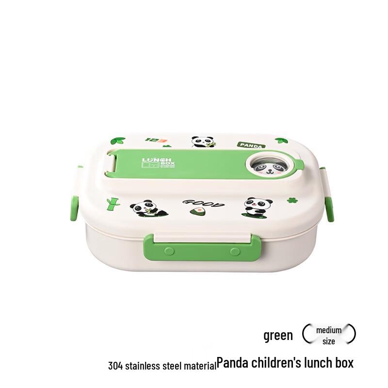 Panda Space Capsule Stainless Steel Lunchbox 4 Compartment