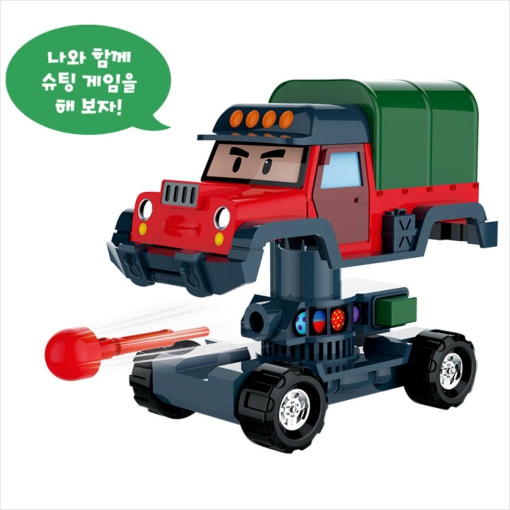 [Robocar Poli] Transformation Robot Deluxe Polly/Poacher/Mark/Helly/Bucky/Keaton/Droney/Sandy (4inch Size) Korean Toys
