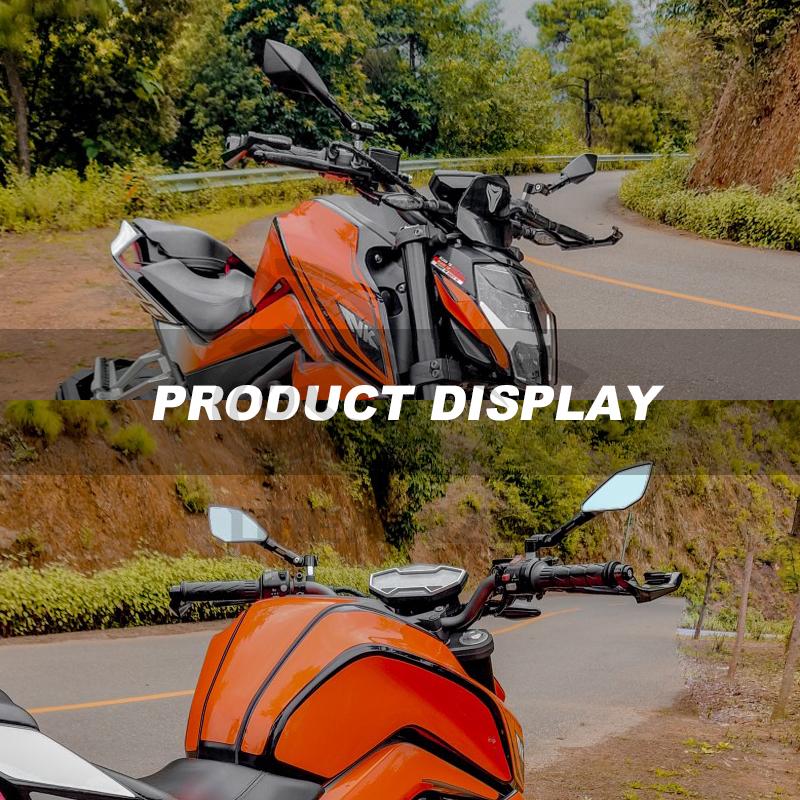 8MM 10MM Universal Rear View Mirror Reflector Adjustable Rotatable Handlebar Side Mirror for Honda Yamaha Bicycle