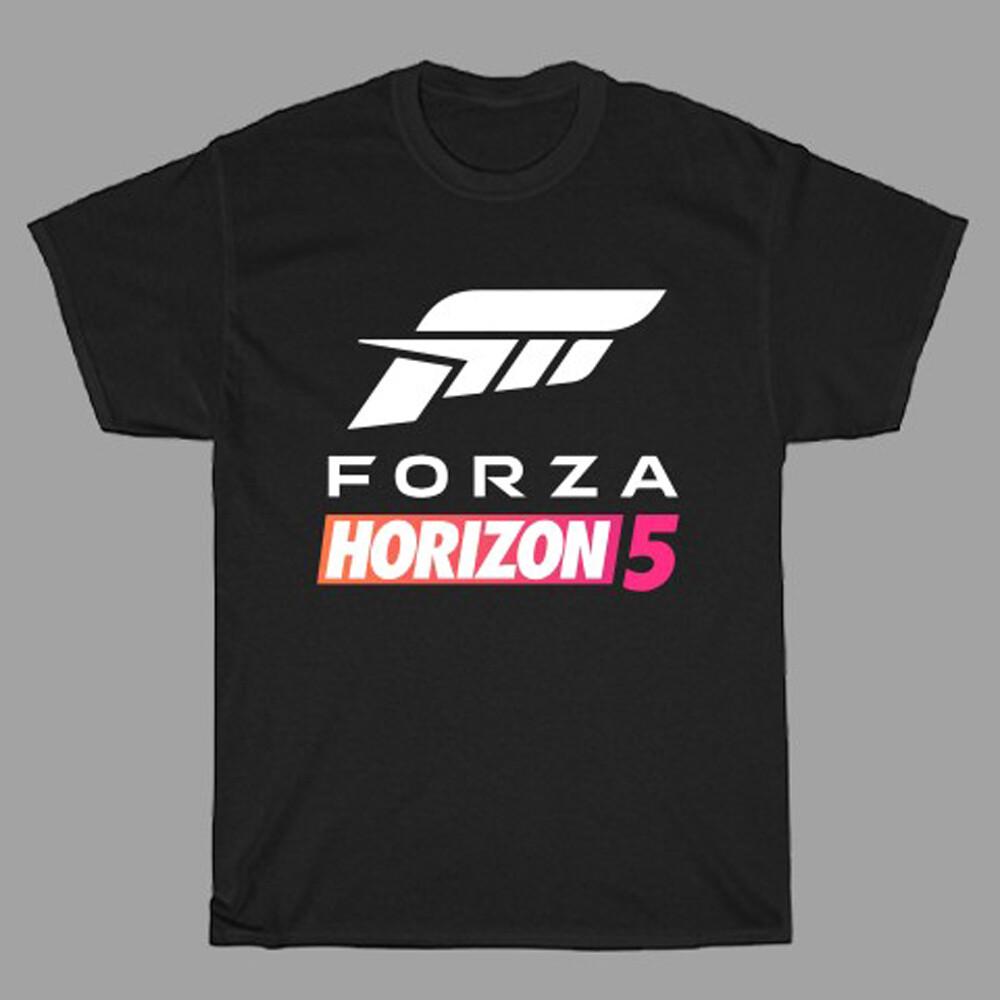 Мужская черная футболка Forza Horizon 5 Размеры от S до 5XL Унисекс S