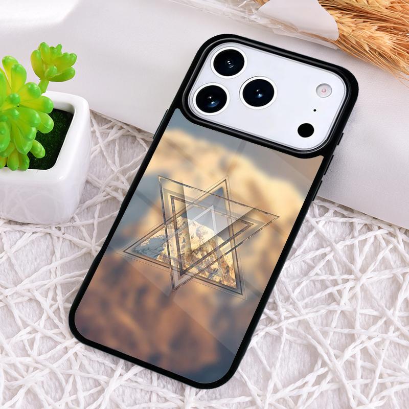 David Jewish Star Symbol Phone Case for iPhone 17 Air 16 15 11 12 14 13 Pro Max Shockproof Cover