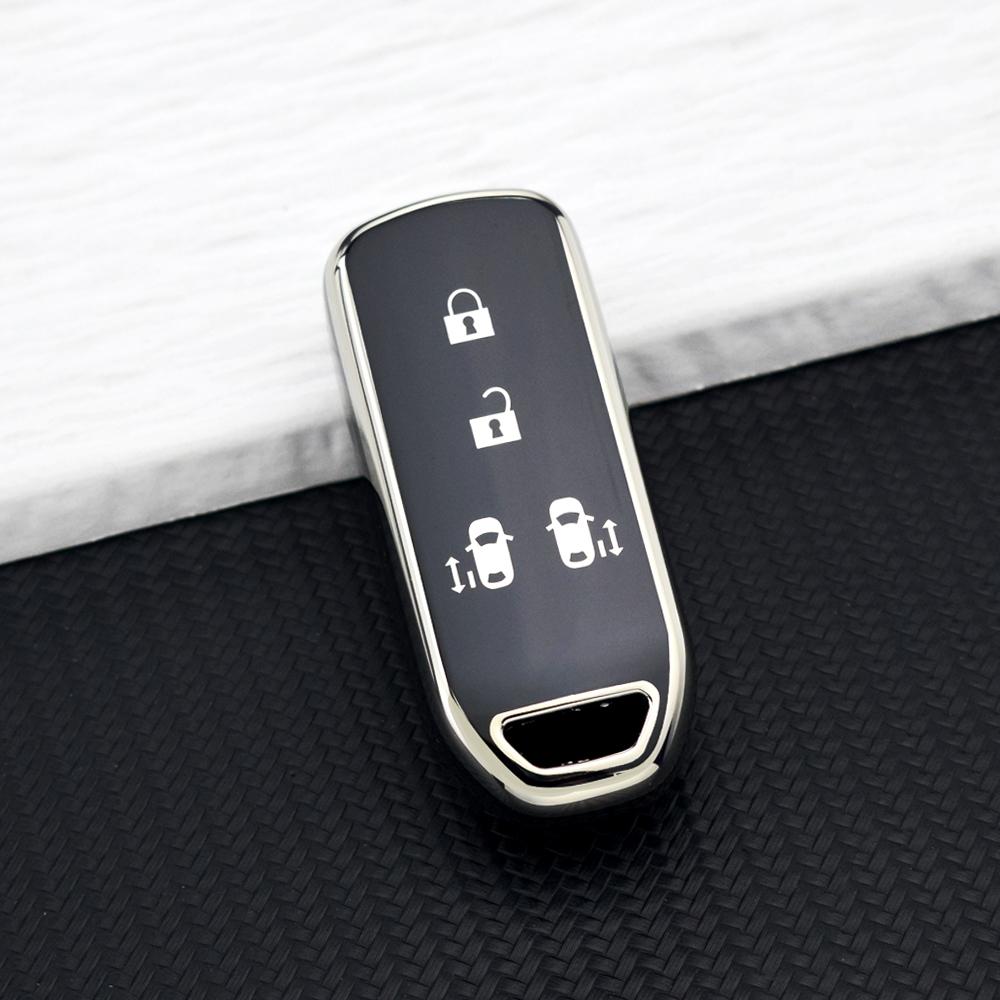 TPU Car Key Case Cover for Honda N-BOX JF1 JF2 N-BOX Custom JF3 JF4 N-BOX+Plus N-One N Wagon Key Fob Protector Car Keychain Bag