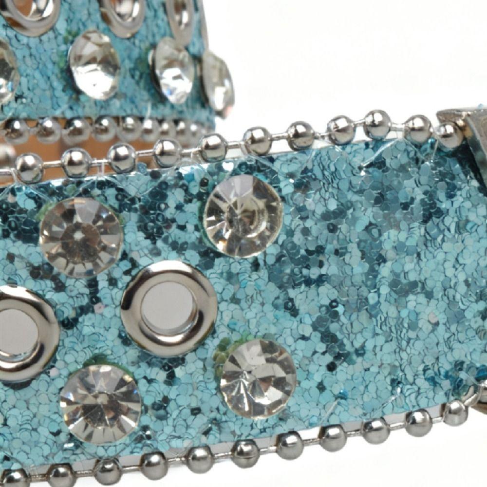 PU Leather Rivet Belt Y2K Women Waistband Retro Rhinestone Belts  Decorative Jeans