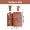 Medieval Leather Belt Pouches With 2 Potion Bottle Halloween Wizard Waist Pouches Side Pack Halloween Costume Accessory