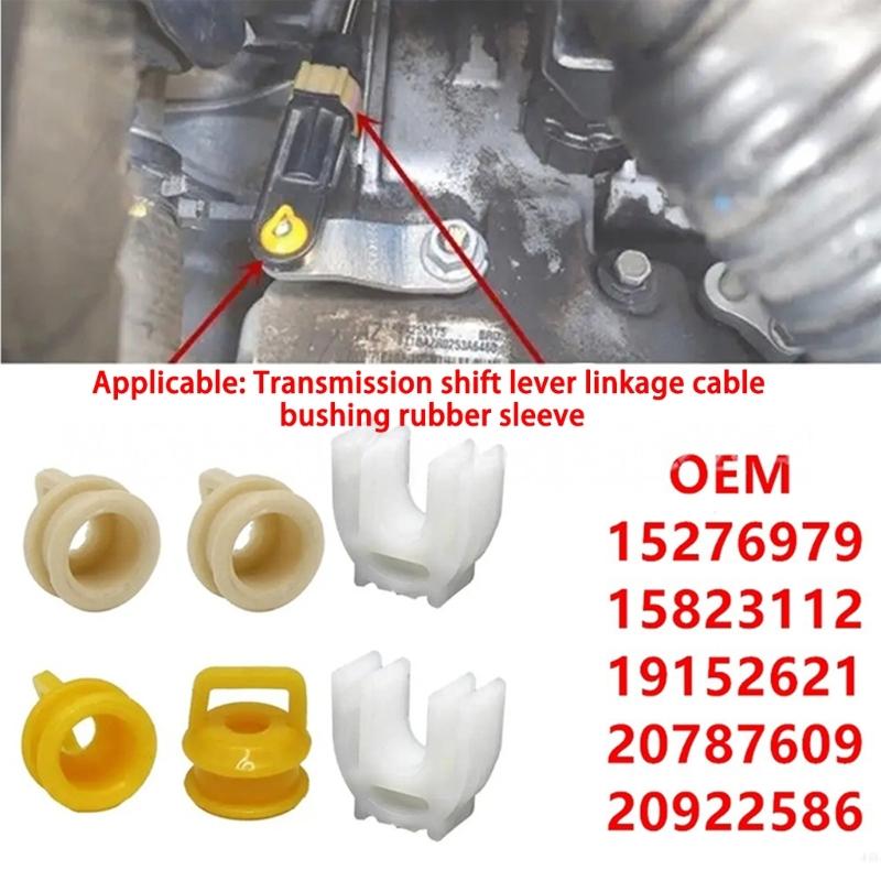 Auto Accessories 15276979 Adjuster Range Selector Lever Cable Shifts Bushing Gear Shifts Cable Bushing Set