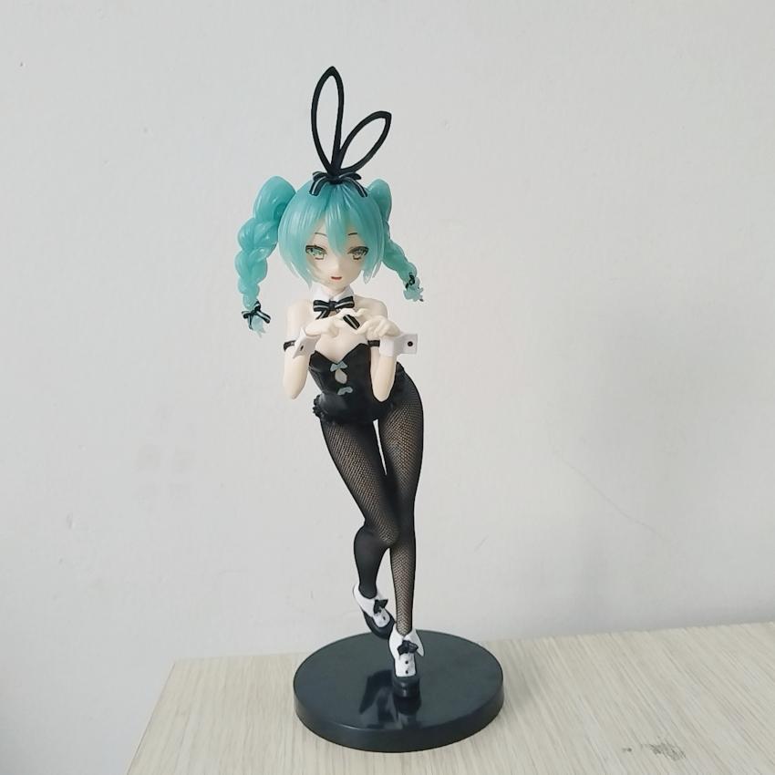 Newest Hatsune Miku FURYBi Cute Bunny girl figure PVC Action Anime Model Game Collection Decoration for adult doll Toy Kids Gift