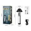 LED Camping Light Rechargeable Telescopic Zoom Flashlight, Multi-Functional Outdoor Lantern for Camping Hiking Fishing Emergency & Outdoor Activities