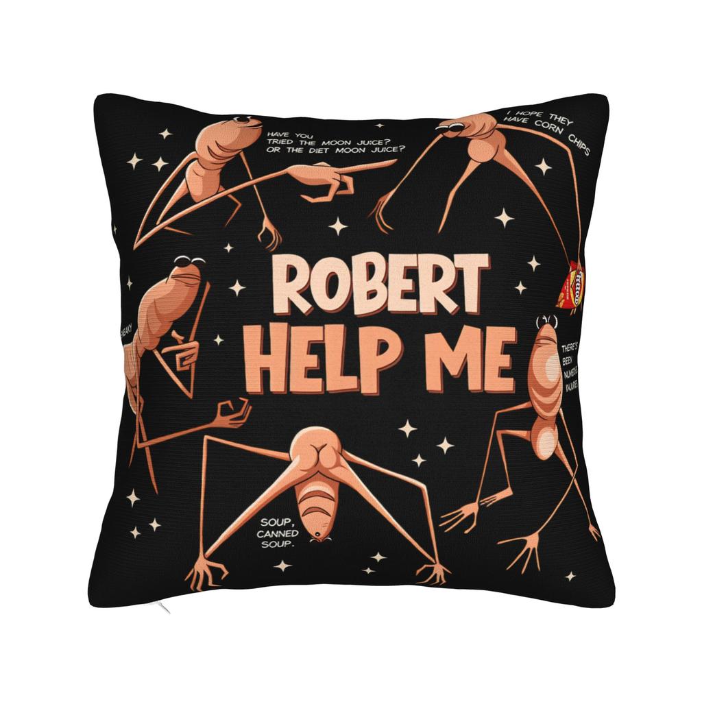 Marcus the Worm Funny Meme Printed Pillowcase Cushion Cover  Throw Pillow Cover Y2K Seat Decoration Zippered Multi-Size